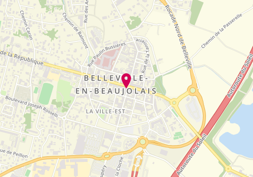 Plan de Pizza Cosy, 41 Rue de la République, 69220 Belleville-en-Beaujolais