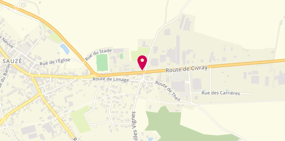 Plan de Chez Tito, 19 Route de Civray, 79190 Sauzé-Vaussais