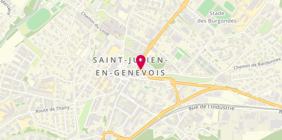 Plan de Restaurant le Commerce, 4 Rue Berthollet, 74160 Saint-Julien-en-Genevois