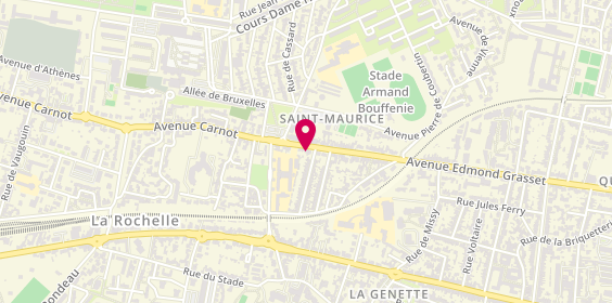 Plan de St Maurice Pizza, 129 Avenue Edmond Grasset, 17000 La Rochelle