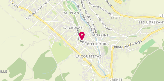 Plan de La Dez'alp, 176 Rue du Bourg, 74110 Morzine
