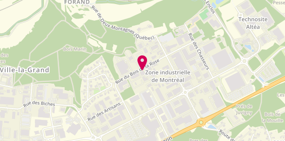 Plan de L'Endroit, 14 Rue du Bois de la Rose, 74100 Ville-la-Grand