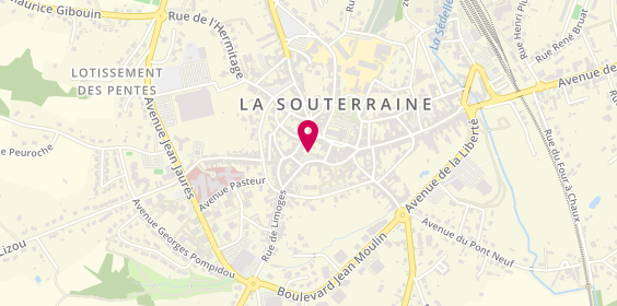 Plan de La Sybarita, 25 Rue Saint-Jacques, 23300 La Souterraine