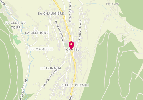 Plan de Le Hors Piste, 5 Route de Vonnes, 74390 Châtel