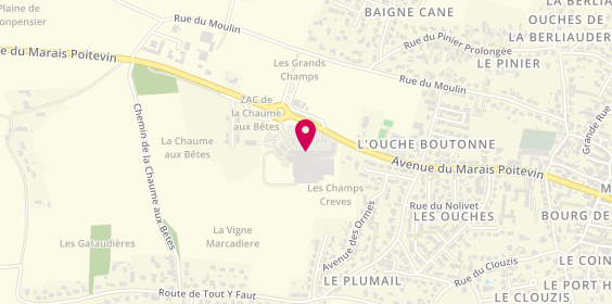 Plan de La Gondole, Avenue du Marais Poitevin
Centre Commercial Super U, 79460 Magné