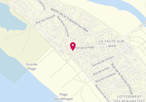 Plan de Le Welcome, 59 avenue de la Plage, 85460 L'Aiguillon-la-Presqu'île