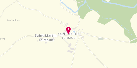 Plan de Le Relais Saint Martin, Le Bourg, 87360 Saint-Martin-le-Mault