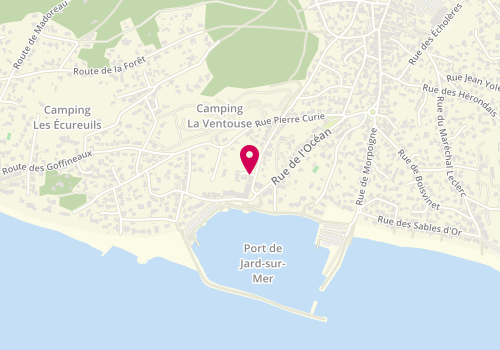 Plan de A Ma Guizze, Balcons du Port" Bat. C
Rue du Cdt. Guilbaud Res. "Les, 85520 Jard-sur-Mer