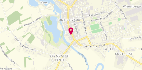 Plan de Pizza Nova, 76 Rue Maréchal de Lattre de Tassigny, 01190 Pont-de-Vaux