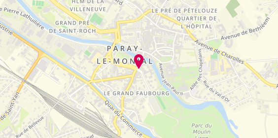 Plan de Restaurant le Stromboli, 17 Rue des 2 Ponts, 71600 Paray-le-Monial