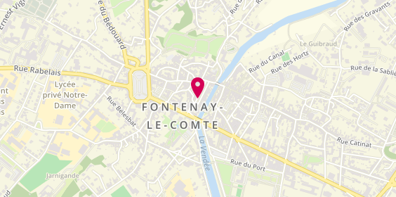 Plan de Les Pizzas d'Antoine, 5 Rue des Drapiers, 85200 Fontenay-le-Comte