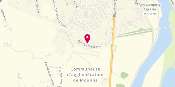 Plan de Pizza No Limit, 31 Rue des Grosliers, 03000 Moulins