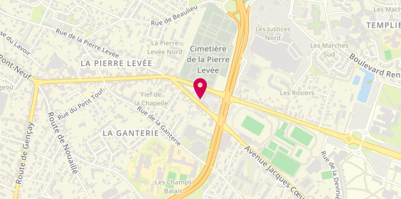 Plan de Le Palais de la Pizz', 25 Avenue Jacques Coeur, 86000 Poitiers