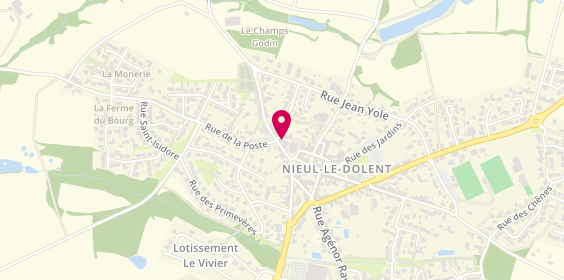 Plan de Le Bistrot, 6 Rue Henri le Pot, 85430 Nieul-le-Dolent