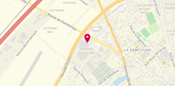 Plan de Le Bistrot Gourmand, 8 Rue de la Demi Lune, 86000 Poitiers