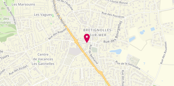 Plan de Cinecitta, 15 Rue de l'Église, 85470 Bretignolles-sur-Mer