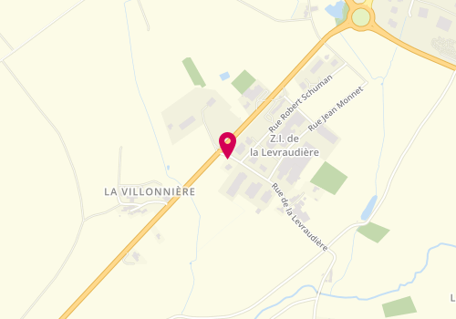 Plan de Le Stelvio, 8 Rue de la Levraudière, 85120 Antigny