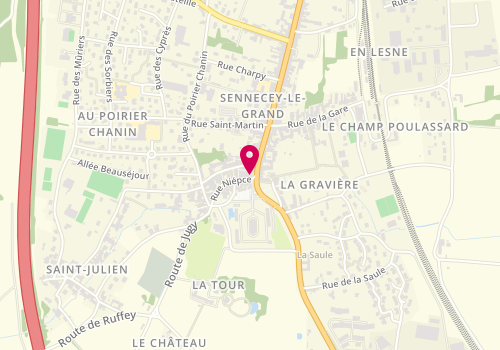Plan de Qui Va Bene, 1 Rue Niépce, 71240 Sennecey-le-Grand
