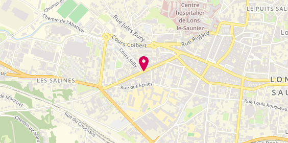 Plan de Pizzaline, 31 Rue des Salines, 39000 Lons-le-Saunier