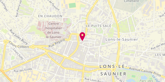 Plan de La Lanterna, 13 Rue du Commerce, 39000 Lons-le-Saunier