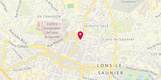 Plan de La Lanterna, 13 Rue Commerce, 39000 Lons-le-Saunier