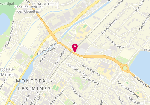 Plan de La Strada Pizza, 5 Boulevard Marechal Lattre de Tassigny, 71300 Montceau-les-Mines