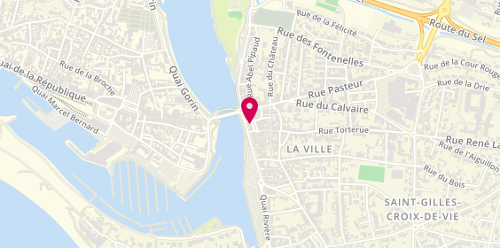 Plan de La Belle Vie, 7 Quai du Port Fidèle, 85800 Saint-Gilles-Croix-de-Vie