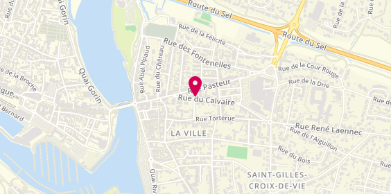 Plan de La Bonne Pâte, 96 Rue du Calvaire, 85800 Saint-Gilles-Croix-de-Vie