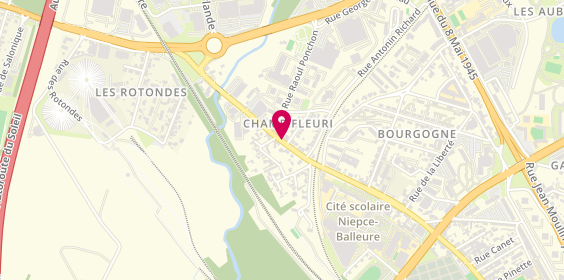 Plan de Le Resto, 156 Avenue Boucicaut, 71100 Chalon-sur-Saône