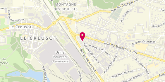 Plan de La Conca d'Oro, 17 Rue Anatole France, 71200 Le Creusot