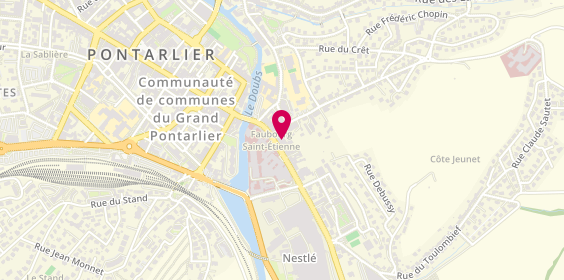 Plan de La Casa Dolce, 27 Faubourg Saint-Etienne, 25300 Pontarlier