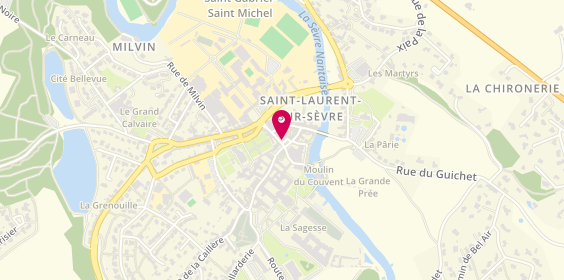 Plan de La Laurentaise, 20 place Grignion de Montfort, 85290 Saint-Laurent-sur-Sèvre