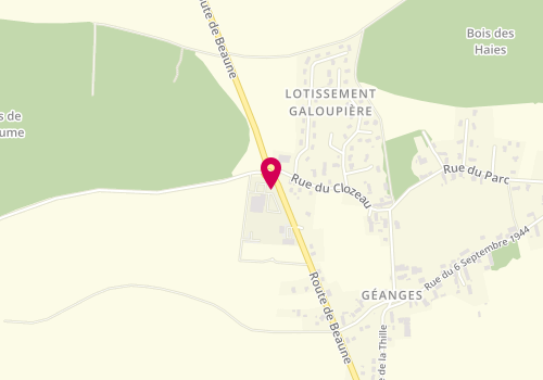 Plan de Le Kiosque à Pizzas, 1 Bis Rue des Plantes, 71350 Saint-Loup-Géanges