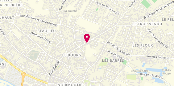 Plan de Aqua Pizza, 58 avenue Joseph Pineau, 85330 Noirmoutier-en-l'Île