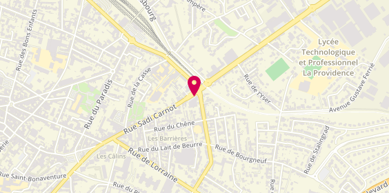 Plan de La Boite A Pizza, 82 Rue Sadi Carnot, 49300 Cholet