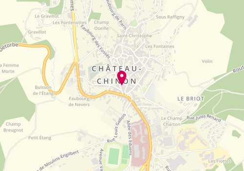 Plan de Tout le Monde en Parle, 14 Rue des Fossés, 58120 Château-Chinon (Ville)
