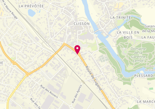 Plan de Le Tivoli, 2 avenue du Général Leclerc, 44190 Clisson