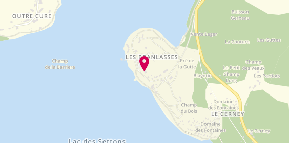 Plan de Restaurant pizzeria la Presqu île, 340 Les Branlasses, 58230 Montsauche-les-Settons