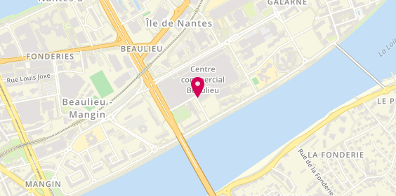 Plan de Pizza Hut, Centre Commercial Beaulieu 6 Rue Doct Zamenhof, 44200 Nantes