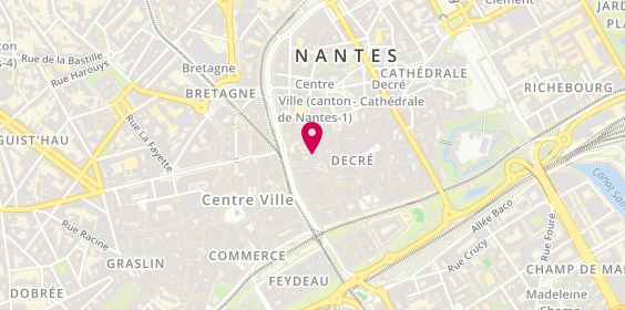 Plan de La Vespa, 11 Rue des Carmes, 44000 Nantes