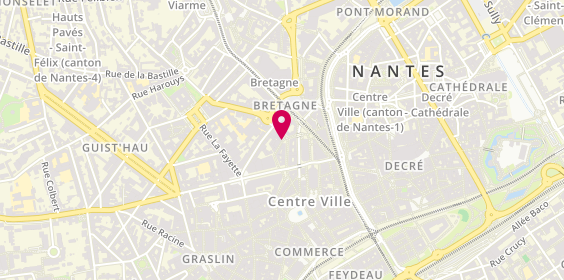 Plan de Chez Gab, 17 Rue Paré, 44000 Nantes