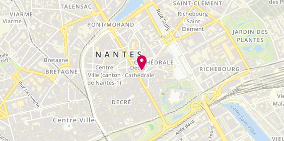 Plan de La Nota Bene, 3 Rue Saint-Denis, 44000 Nantes