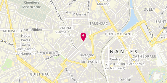 Plan de A Carioca, 9 Rue Jean Jaurès, 44000 Nantes