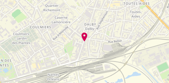 Plan de Al Dente Fast-Food, 89 Boulevard Ernest Dalby, 44000 Nantes