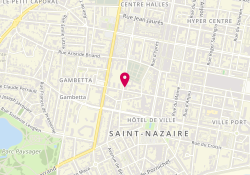 Plan de L'Olivier, 16 Rue des Halles, 44600 Saint-Nazaire