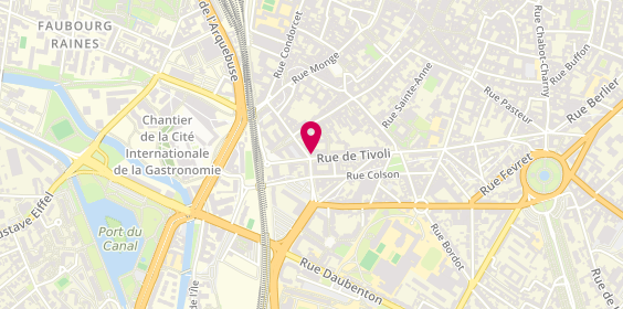 Plan de Les Remparts, 54 Rue de Tivoli, 21000 Dijon