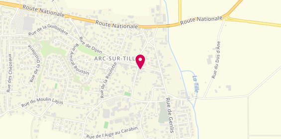 Plan de Pizz'Arc, 17 Rue de Dijon, 21560 Arc-sur-Tille