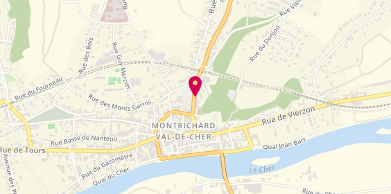 Plan de La Fabrique - Pizzeria, 10 Route de Blois, 41400 Montrichard-Val-de-Cher