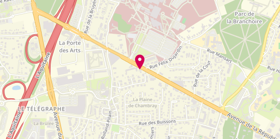 Plan de Pizza de Luxe, 36 avenue de la République, 37170 Chambray-lès-Tours