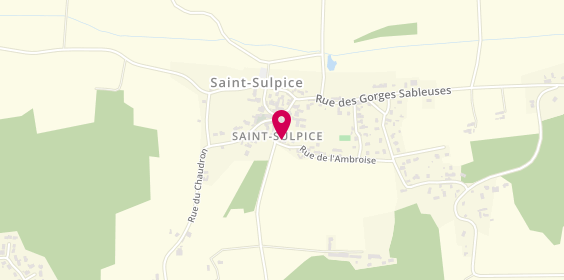 Plan de Pizza et Compagnie, 1 Rue de la Mairie, 49320 Blaison-Saint-Sulpice